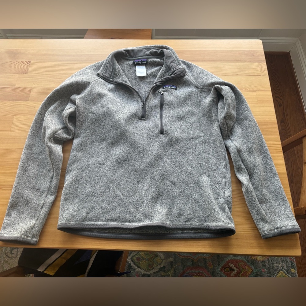 Patagonia Gray Men's 1/4 Zip Better Sweater
